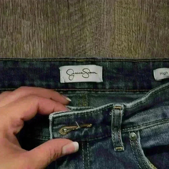 Jessica Simpson high rise ankle jeans size 10/30 - Picture 2 of 5